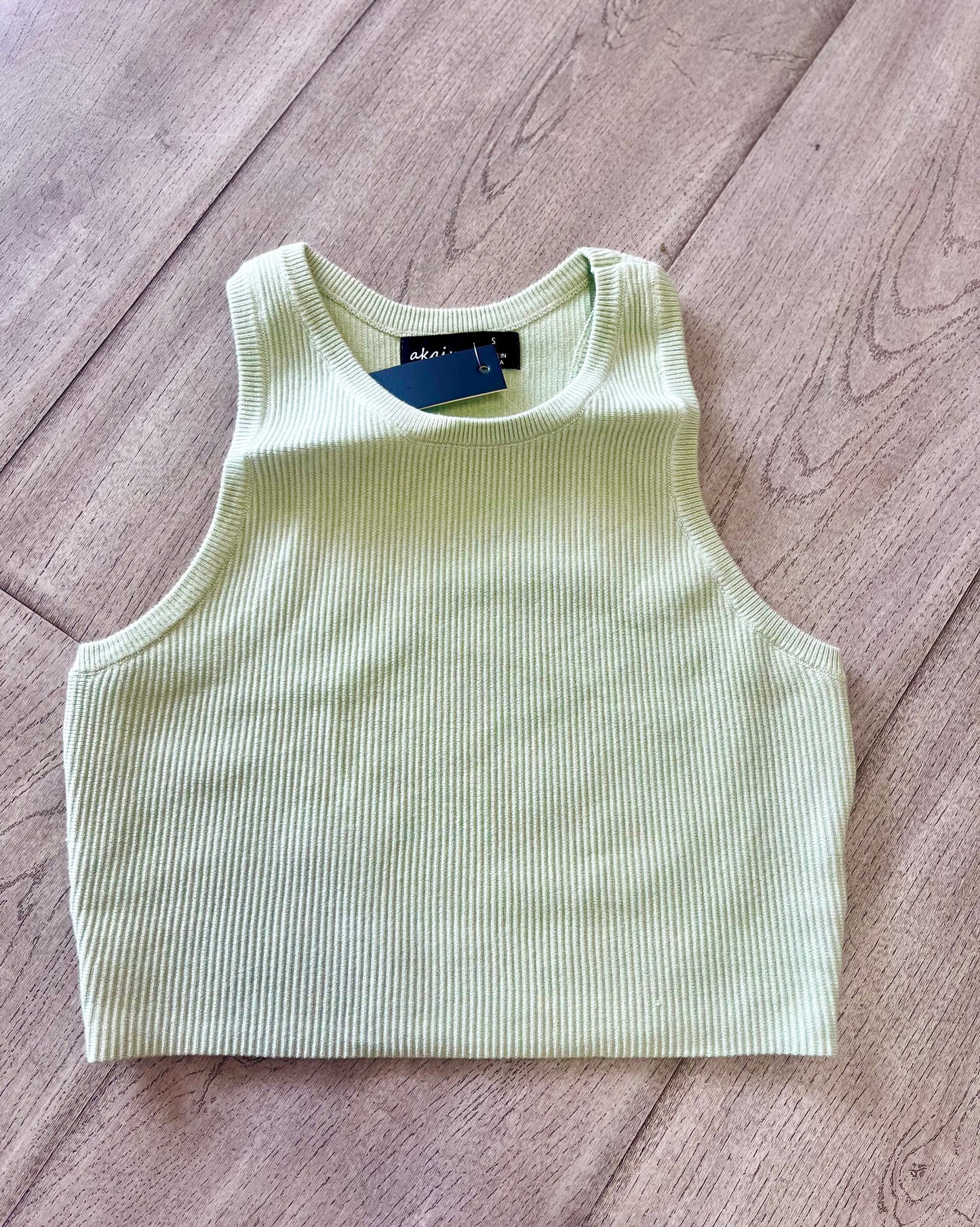 “Mint Condition” Ribbed Crop