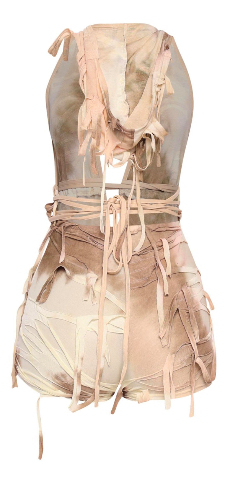 “Tattered Temptation” Romper