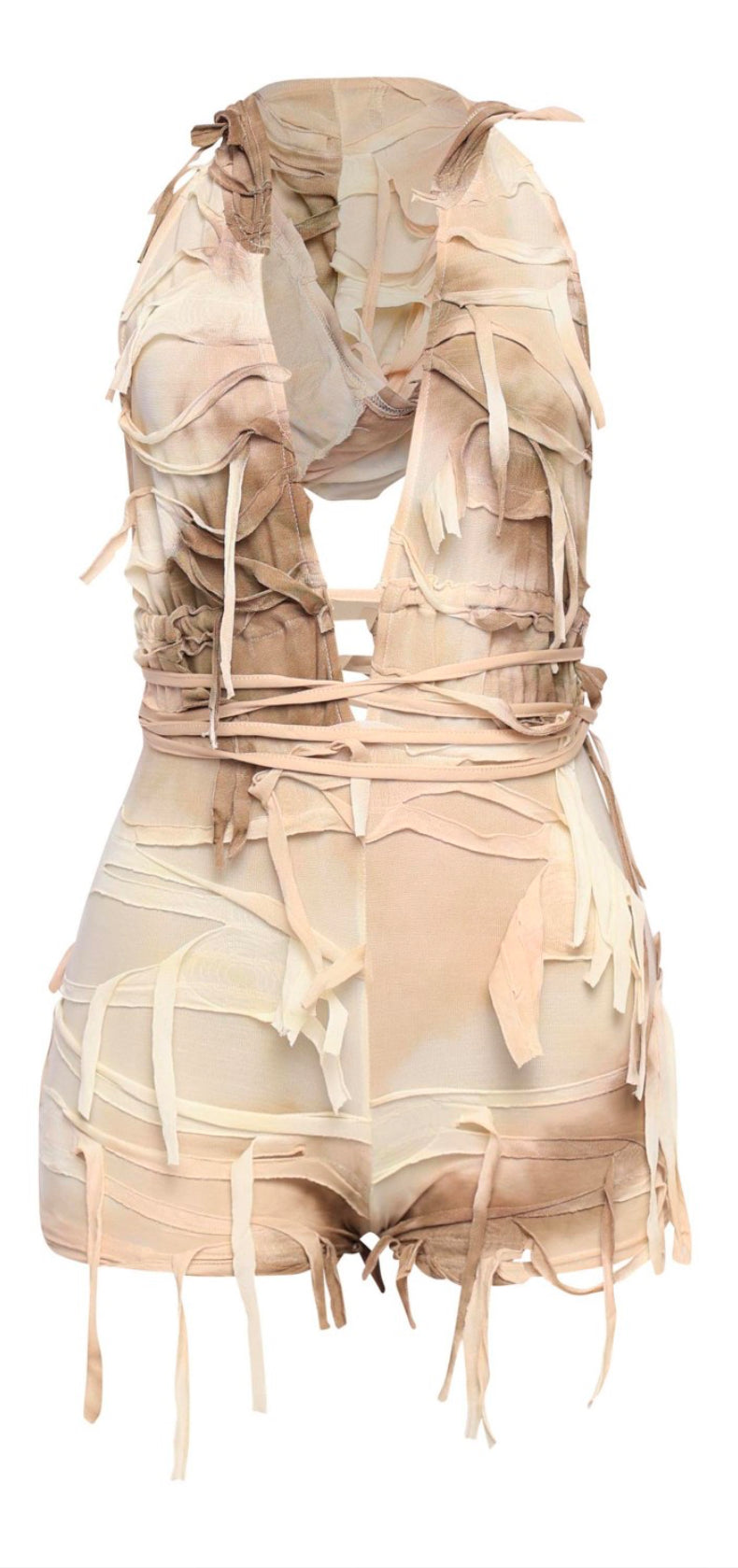 “Tattered Temptation” Romper