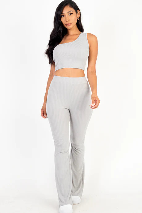 “Cool Grey” Pants Set
