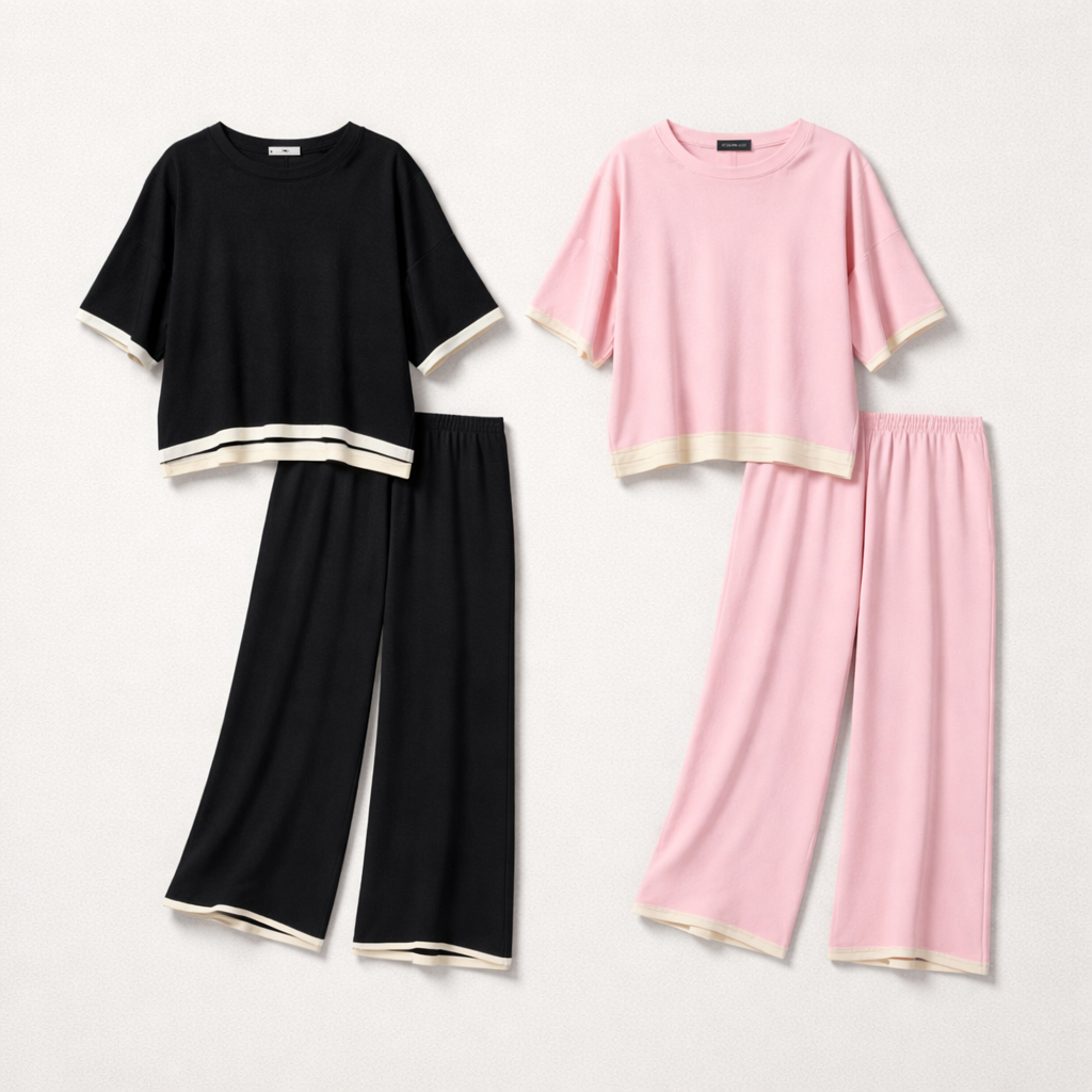 “Soft Life Society” Knit Set