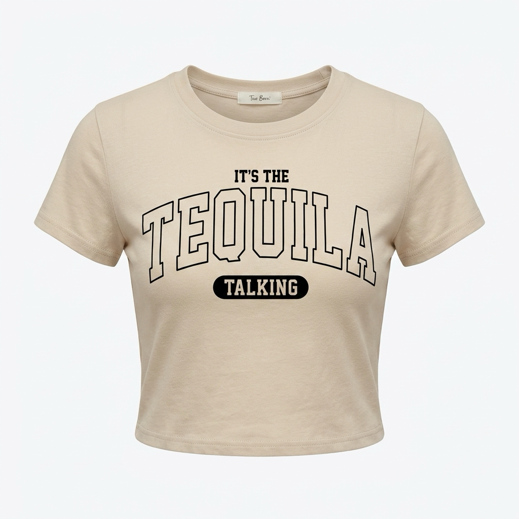 “Tequila Talkin’” Crop Tee
