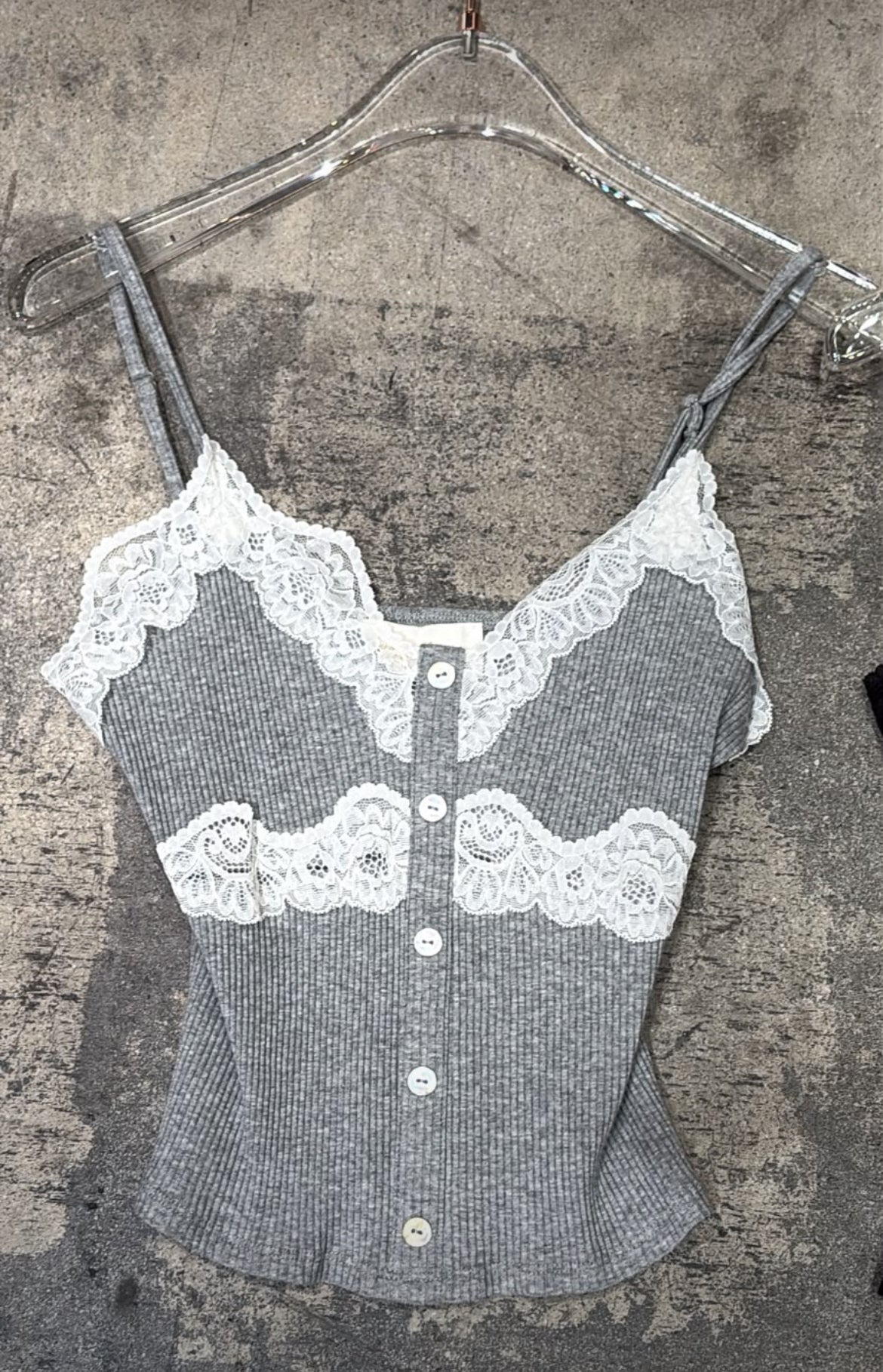 “Lace & Love” Ribbed Cami