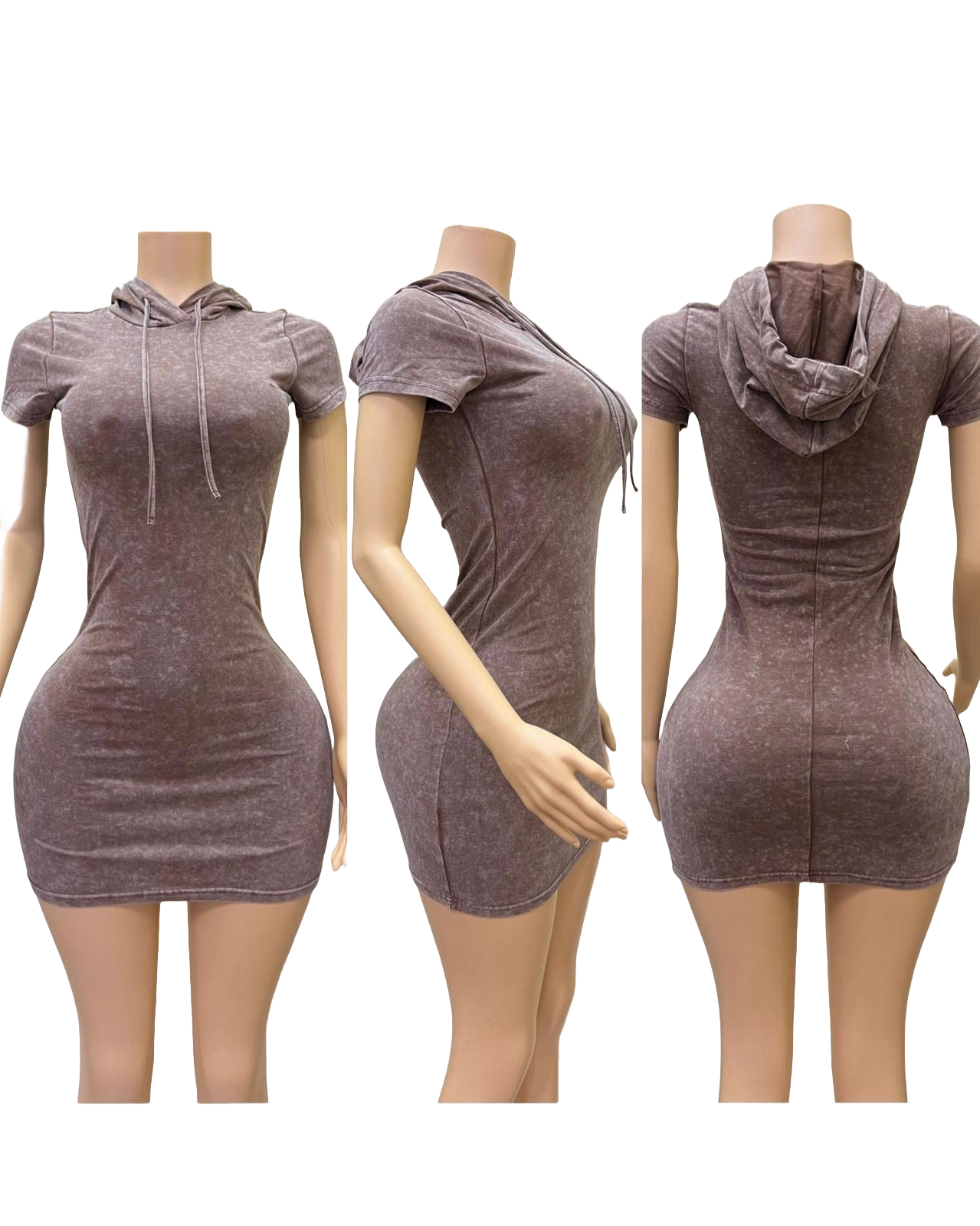 “Curve Appeal” Hooded Dress