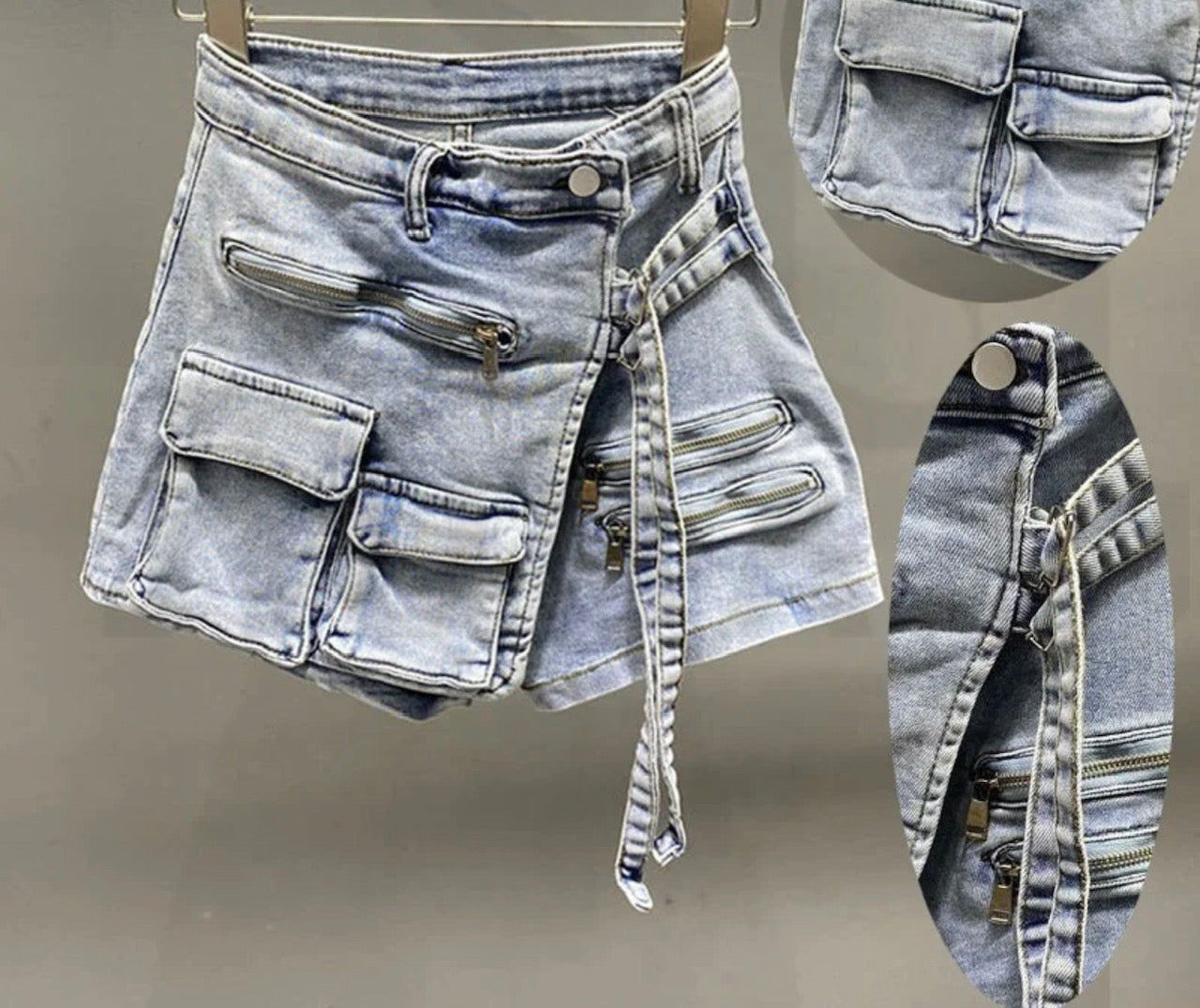 "Bad Baby" Denim Skort