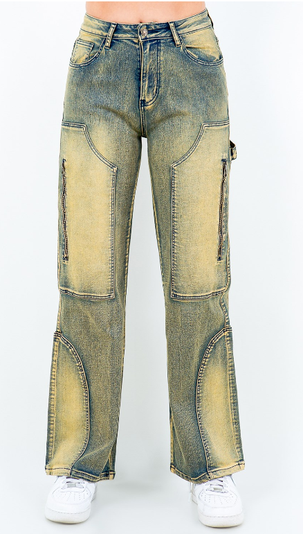 "Patchwork" Denim Jeans