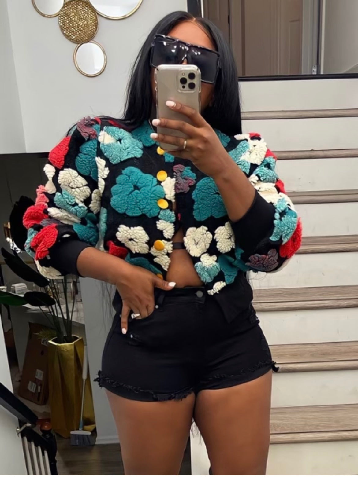 “Lotus Flower Bomb” Jacket