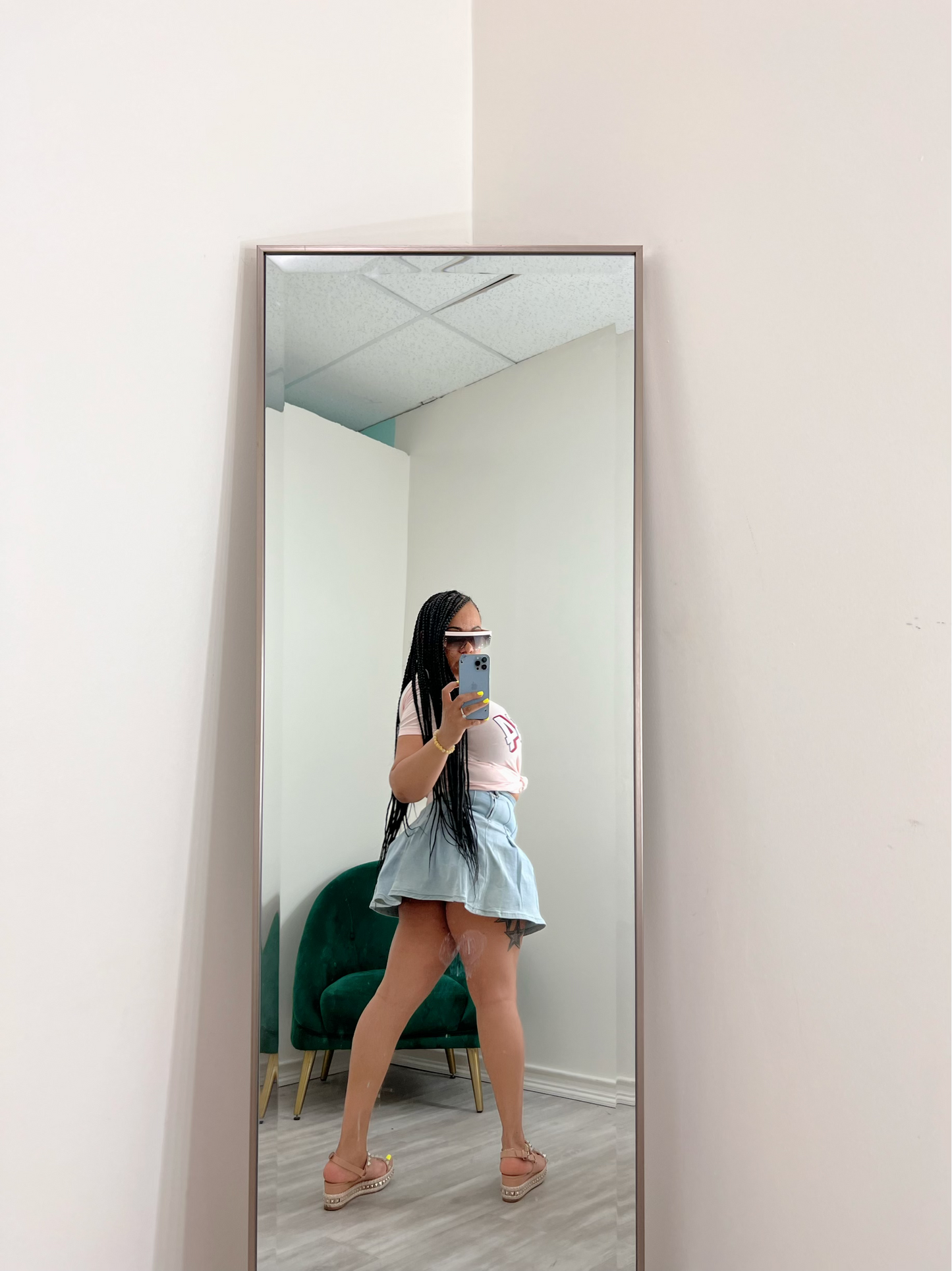“My Way” Denim Skirt