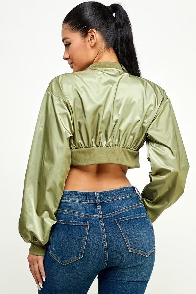 “Members Only” Crop Jacket