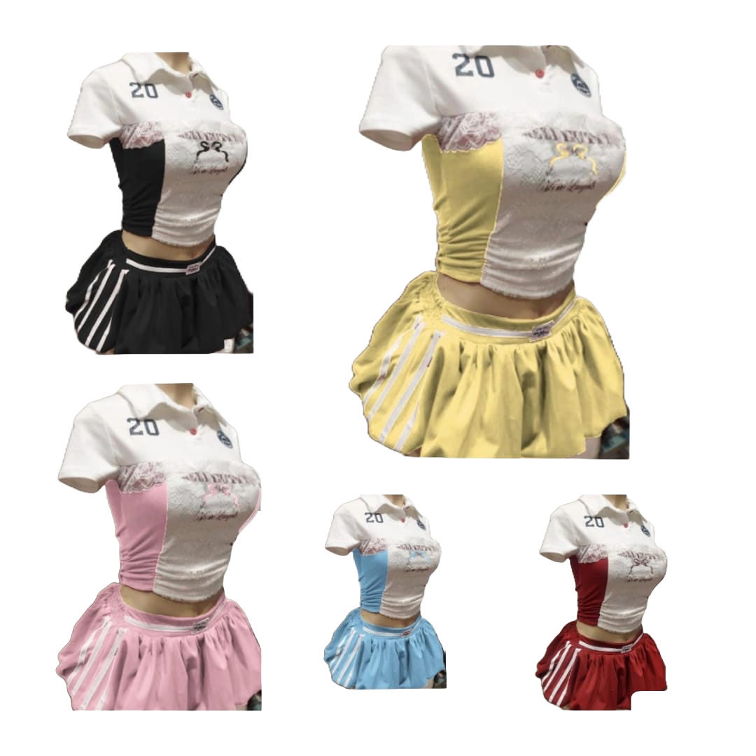 “Court Crush” Skirt Set
