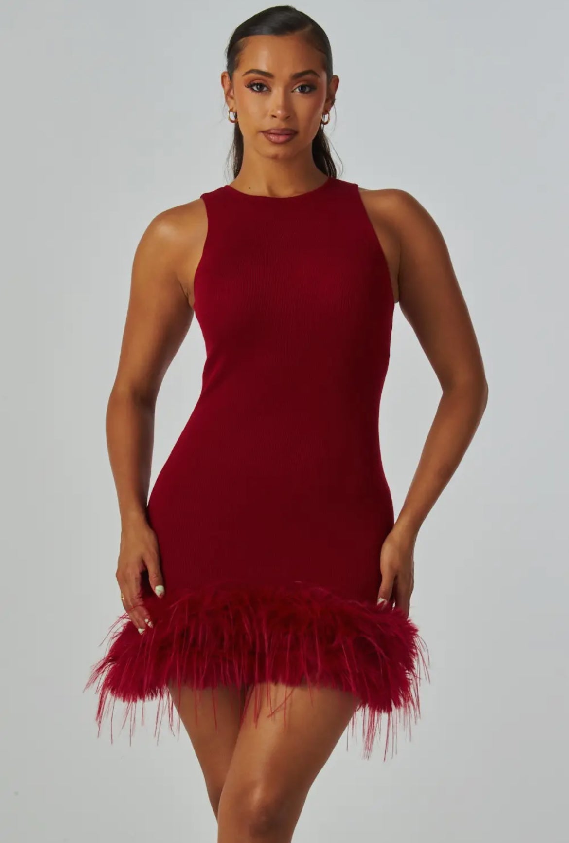 “Luxe Fringe” Mini Dress