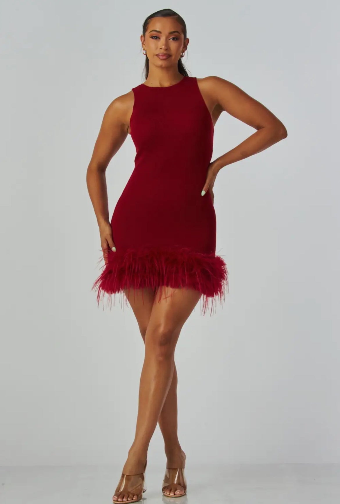 “Luxe Fringe” Mini Dress