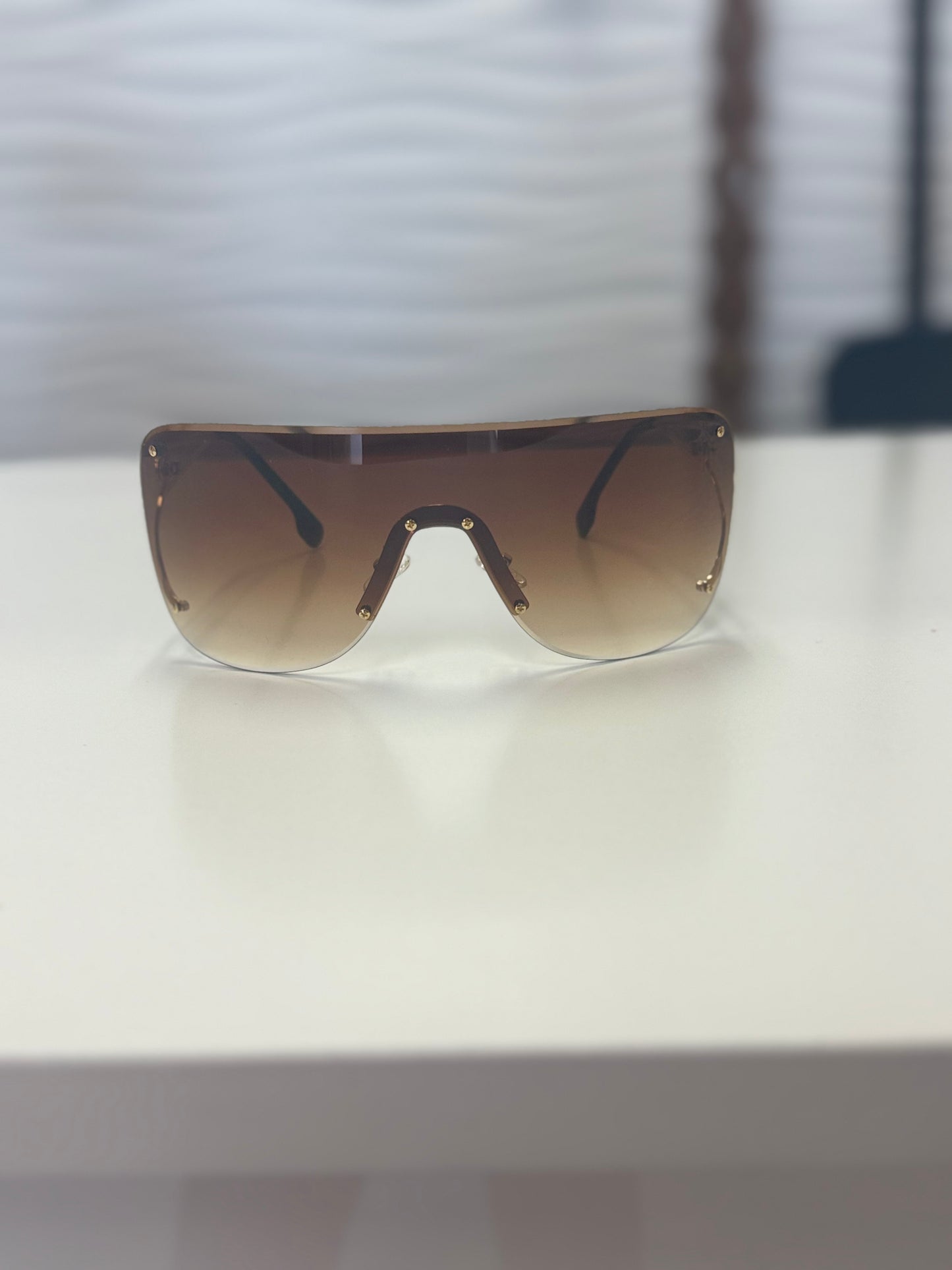 “Too Flyy To See” Shield Sunglasses
