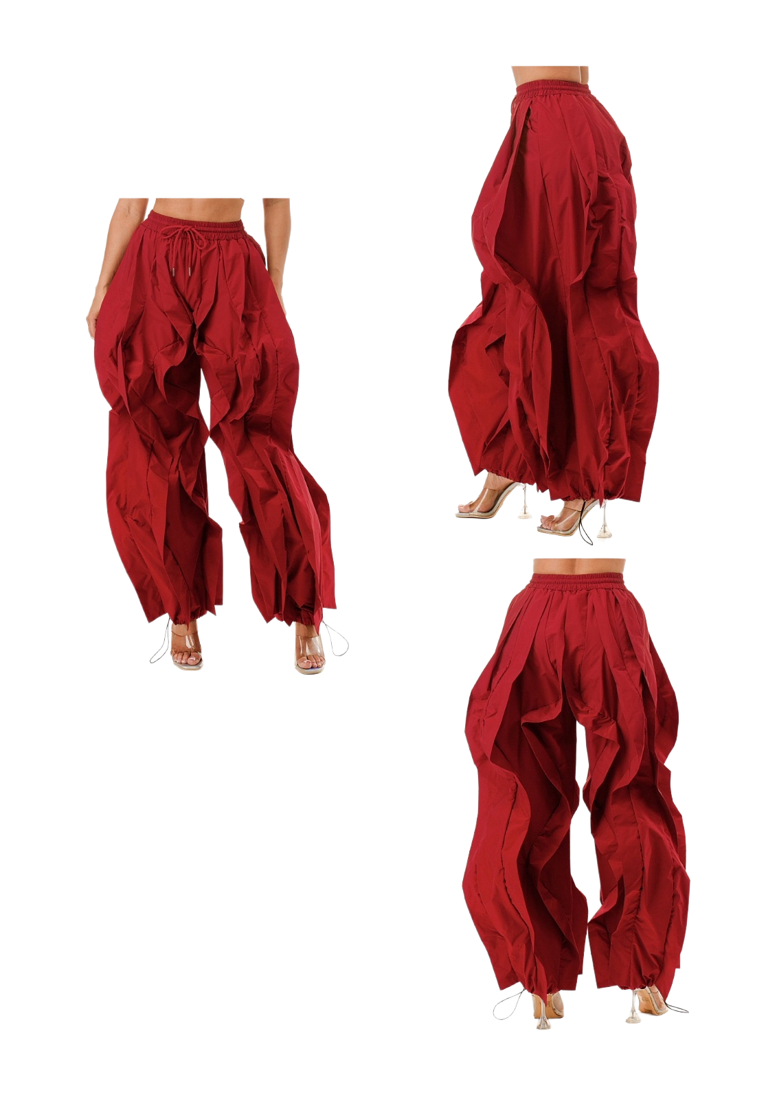 “Whimsical Waves” Organza Pants