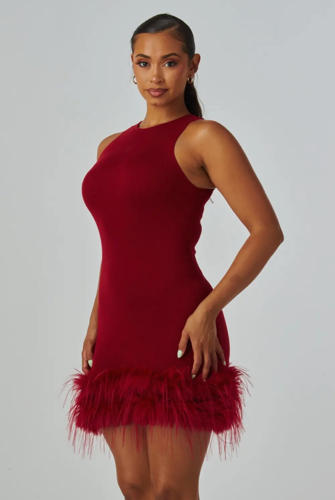 “Luxe Fringe” Mini Dress