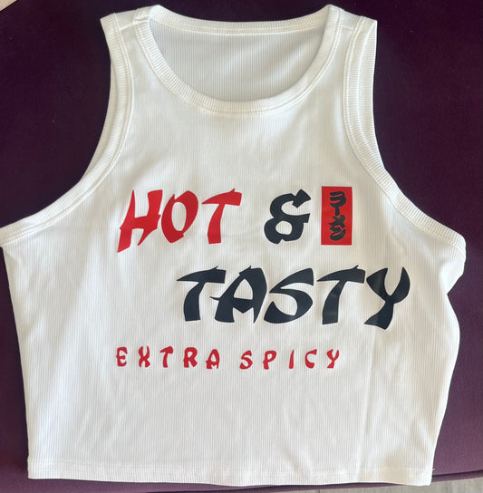 “Hot & Tasty” Crop Tank