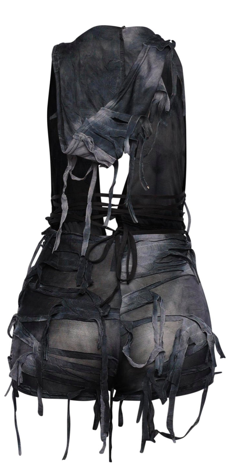 “Tattered Temptation” Romper