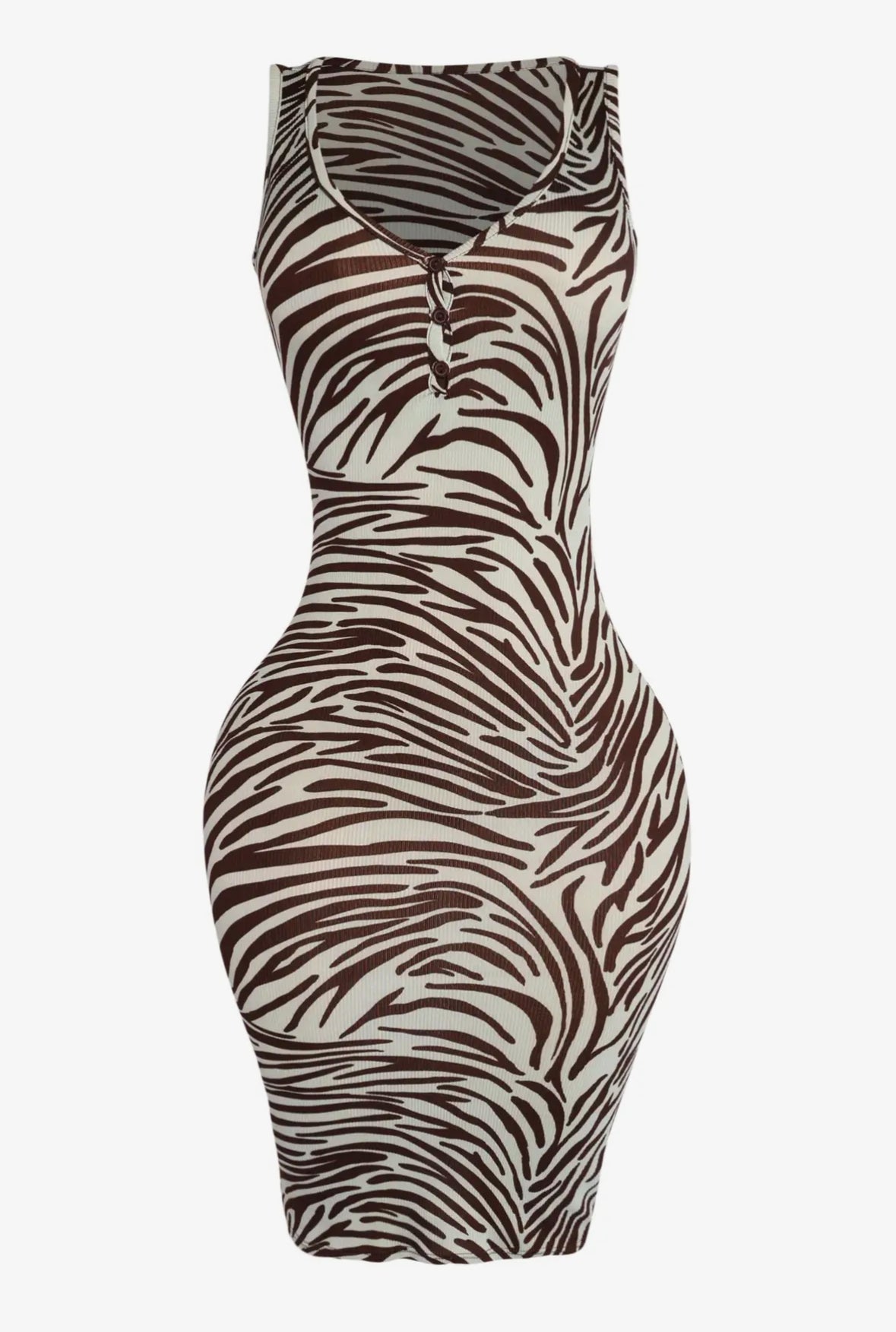 “Wild Cocoa” Bodycon Dress