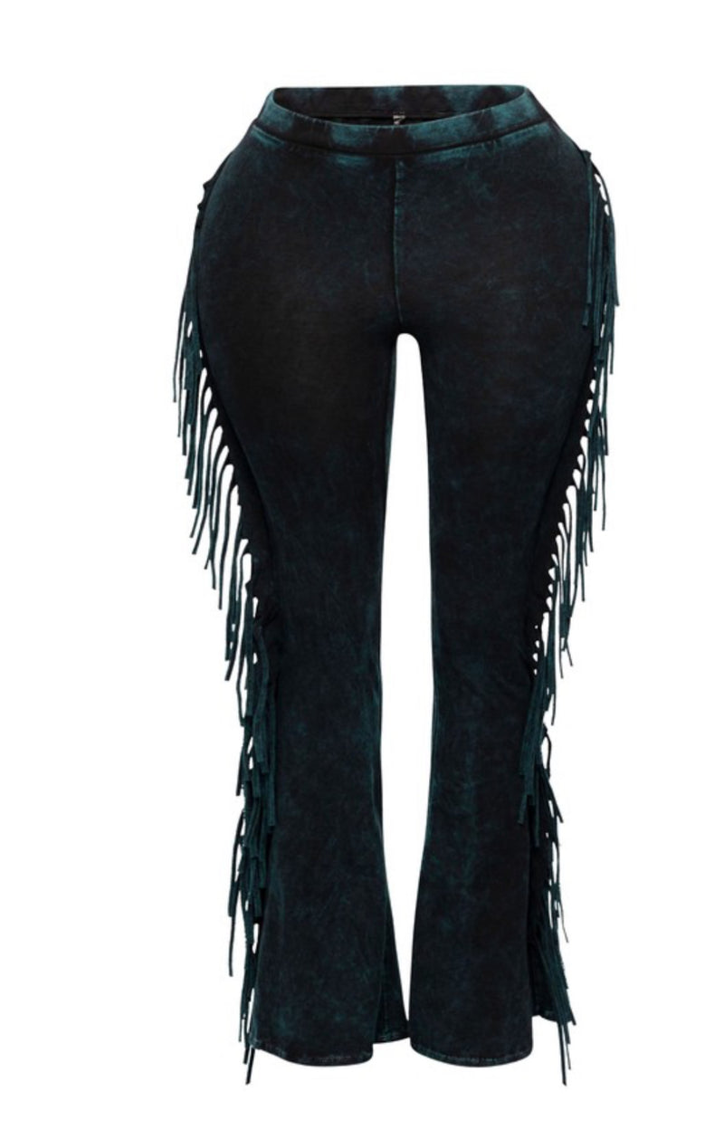 “Showdown” Fringe Pants