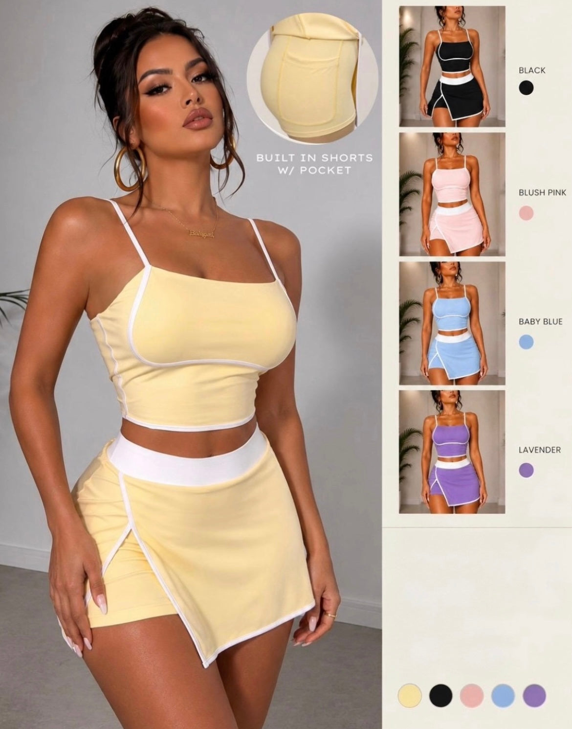 “Match Point” Skort Set