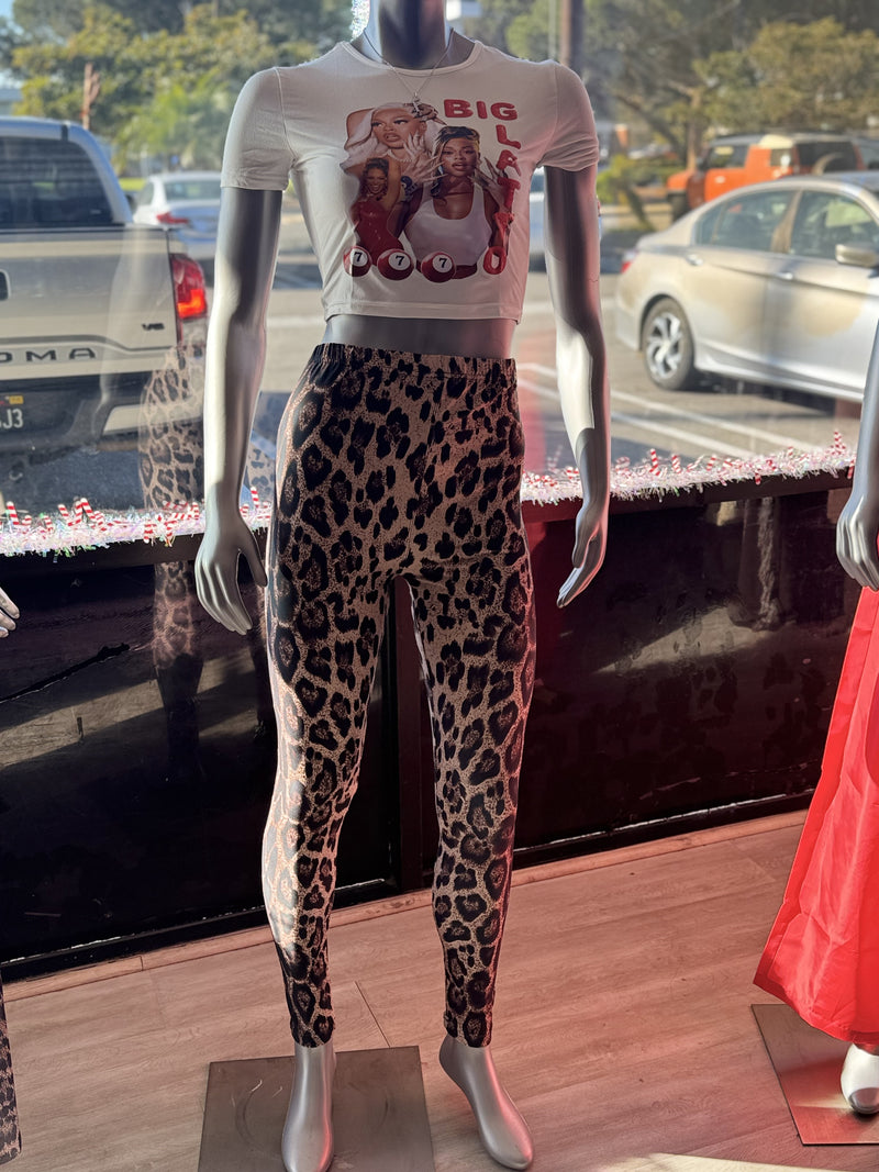 “Latto Leopard” Leggings Set