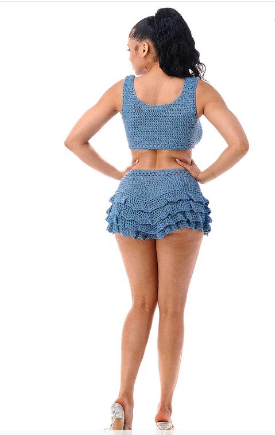 “Sunshine” Crochet Short Set