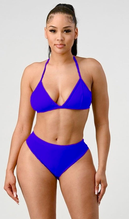“Wave Rider” High-Waist Bikini