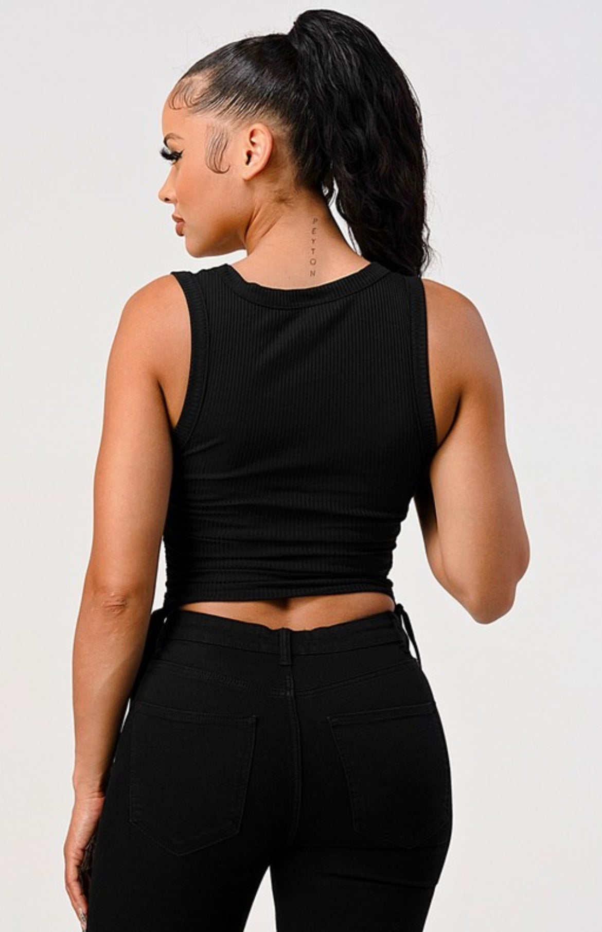 “Hustle Hard 99” Ribbed Tank