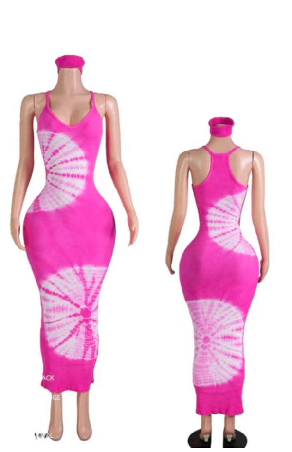 “Spiral Seduction” Maxi Dress