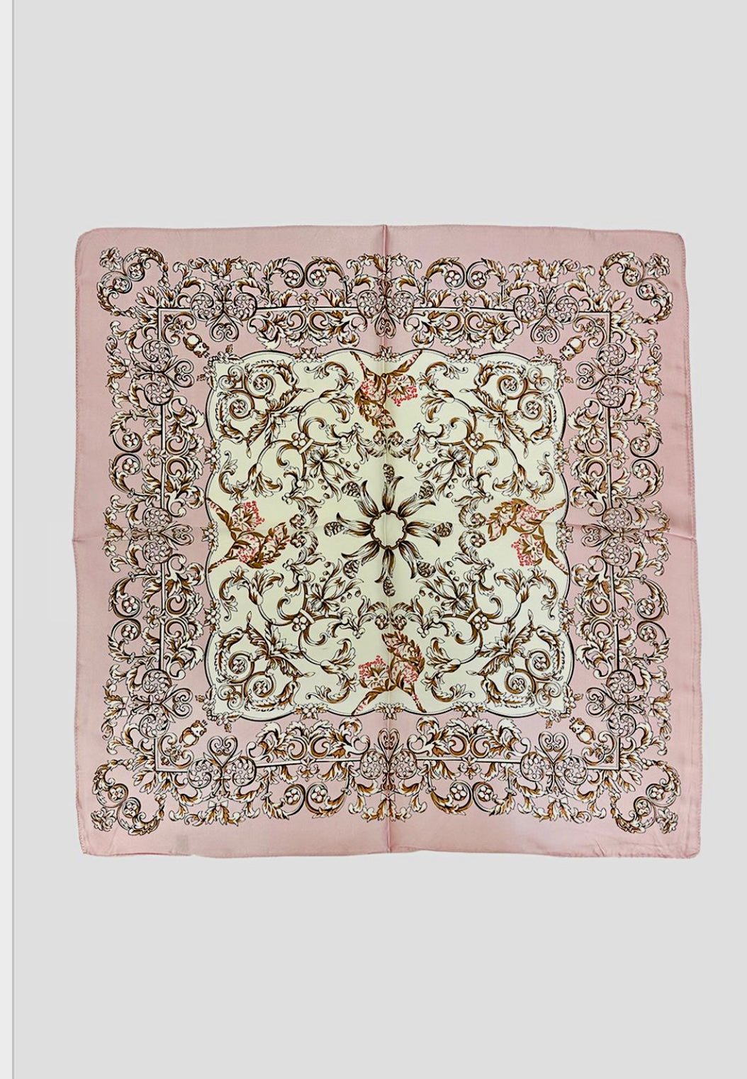 “Blush Baroque” Elegance Scarf