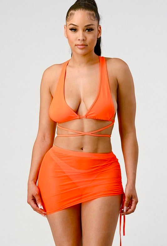 “Sunset Crush” 3-Piece Bikini Set