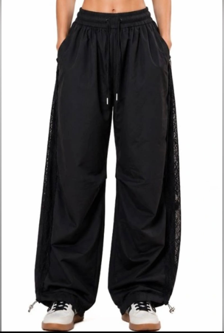“Laced in Motion” Track Pants