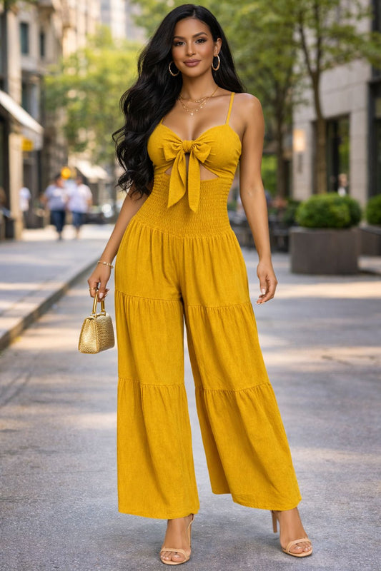 “Golden Hour Goddess” Jumpsuit