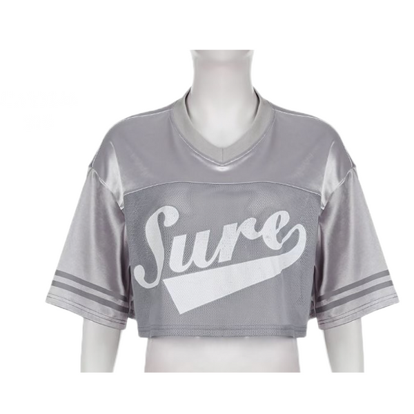 “Sure” Cropped Jersey