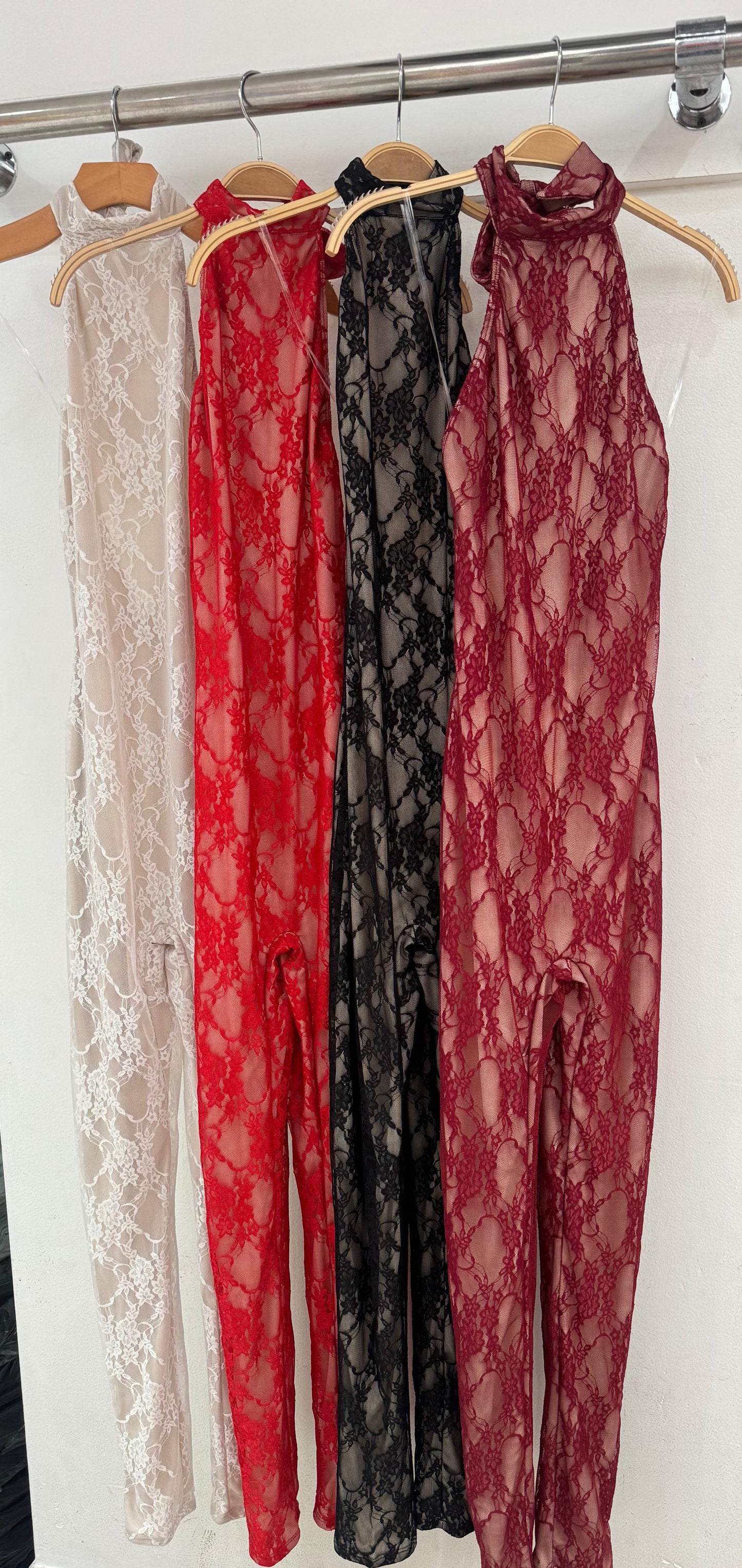 “After Hours” Lace Jumpsuit