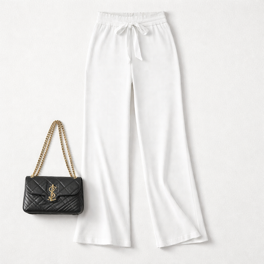 “Coastal Rich” Wide Leg Pants