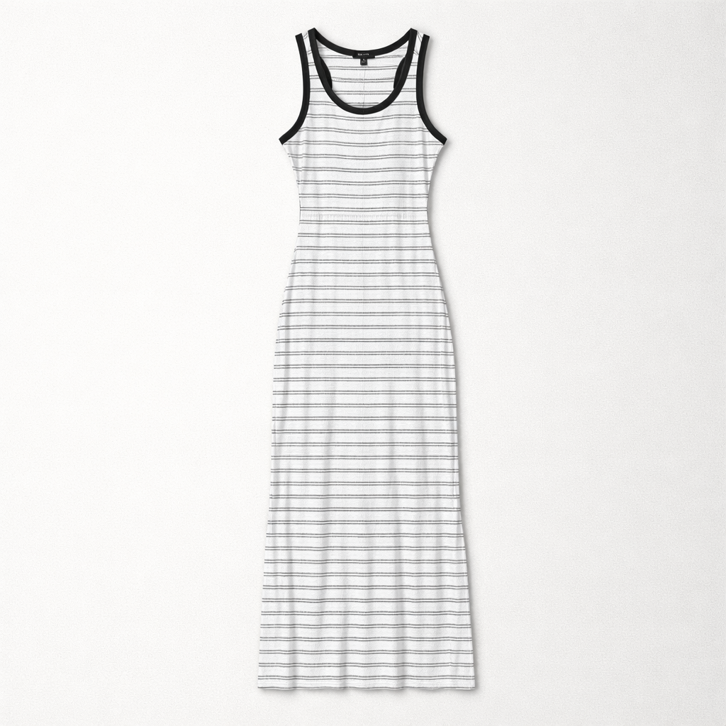 “Monaco Muse” Open-Back Maxi Dress
