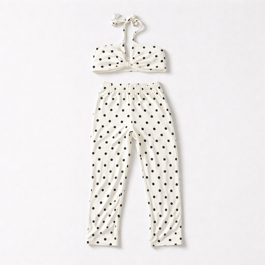 “Polka Paradise” Capri Set