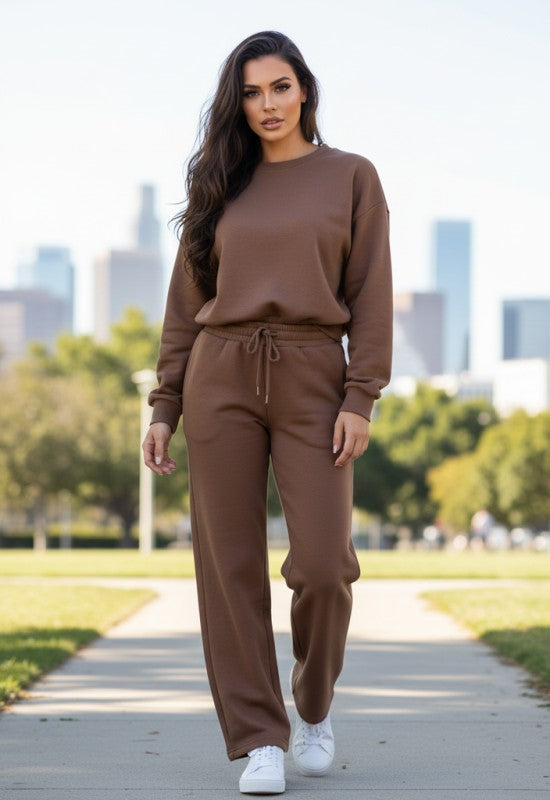 “Cocoa Comfort” Lounge Set 🤎