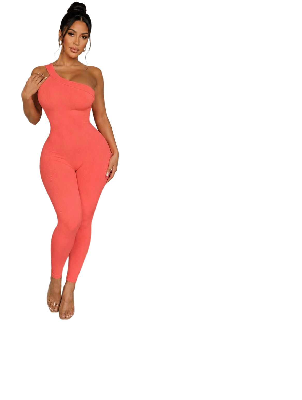 “Sculpt & Slay” One-Shoulder Jumpsuit
