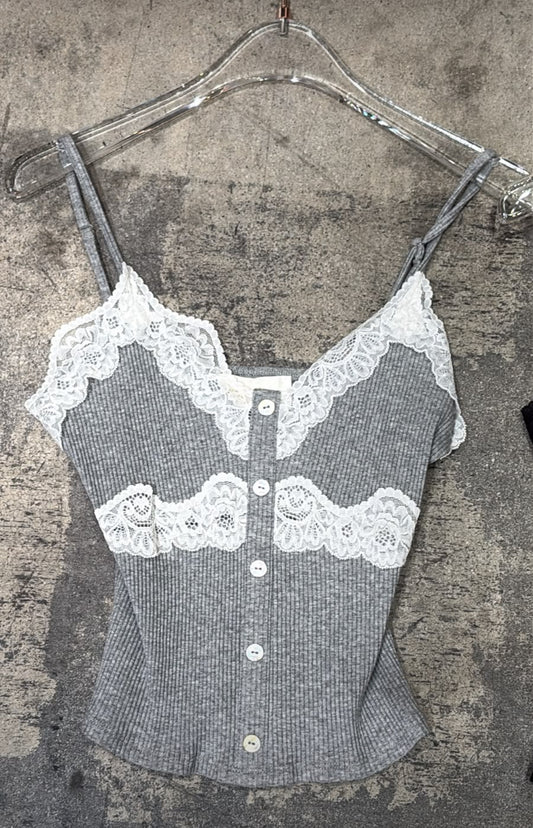“Lace & Love” Ribbed Cami