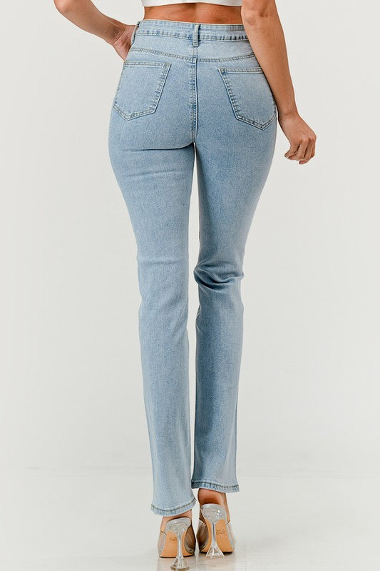 “Diamond Gloss” Straight Jeans 💎