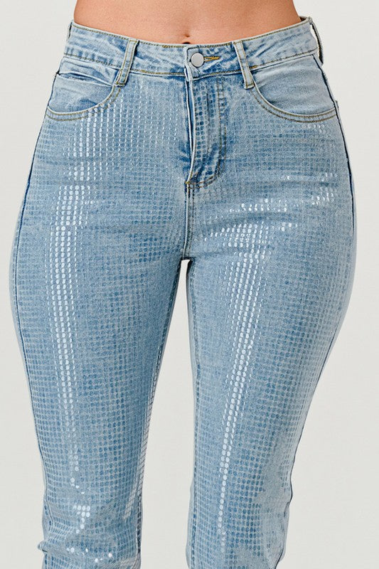 “Diamond Gloss” Straight Jeans 💎