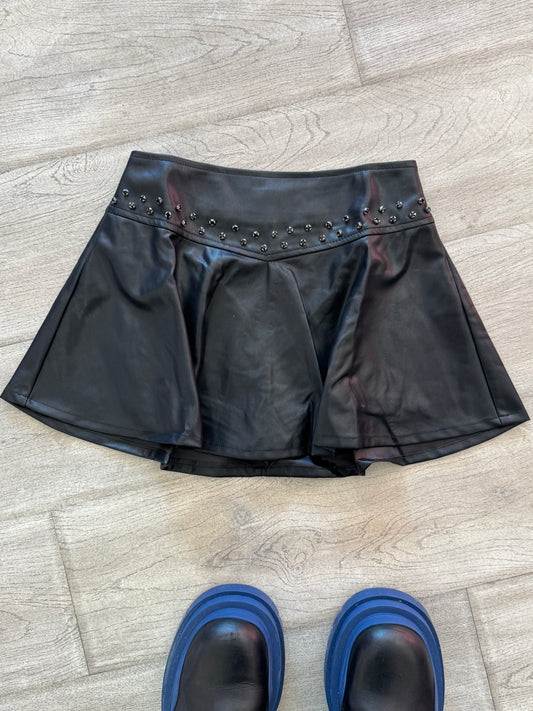 “Rebel Edge” Studded Skort 🖤