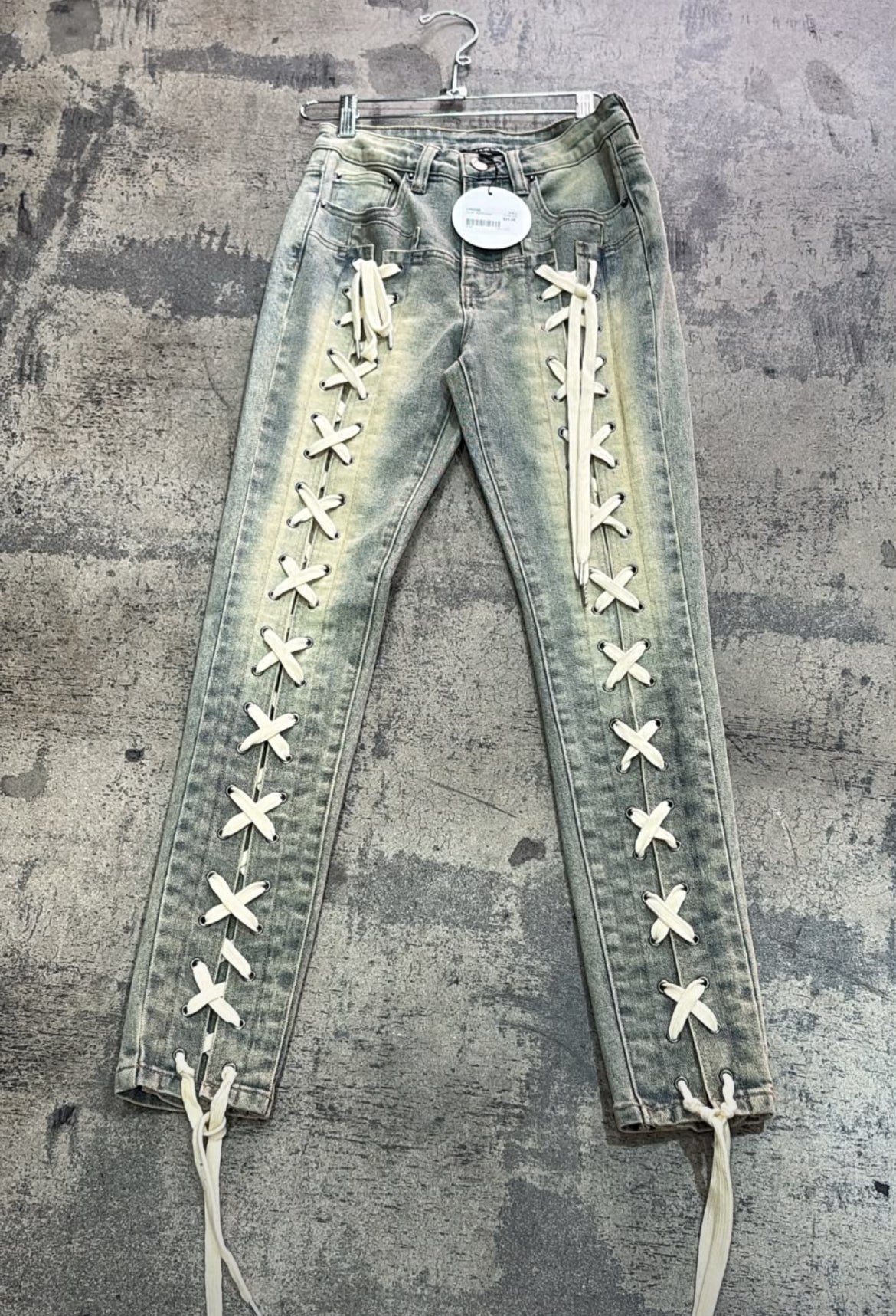“Laced in Luxury” Skinny Jeans