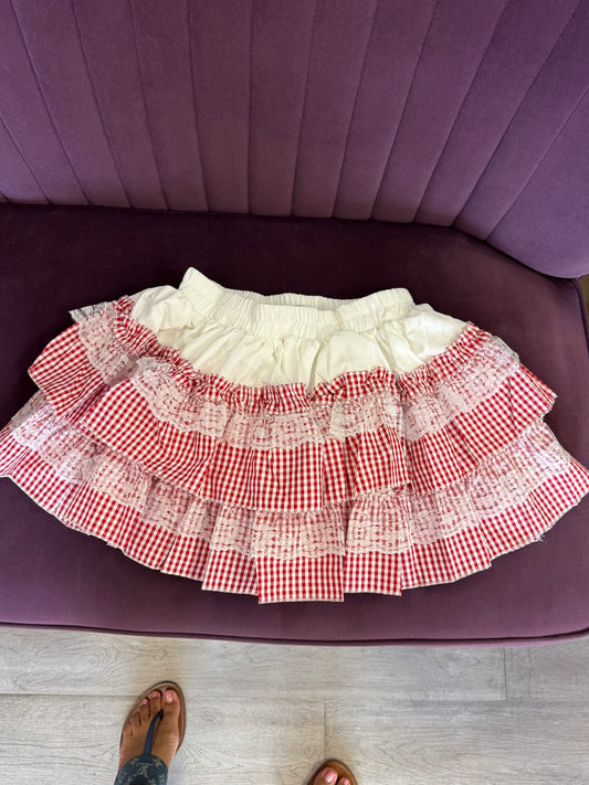 “Picnic Belle” Tiered Skort
