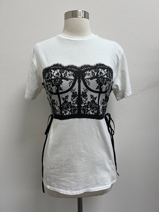 “Lace Illusion” Tee
