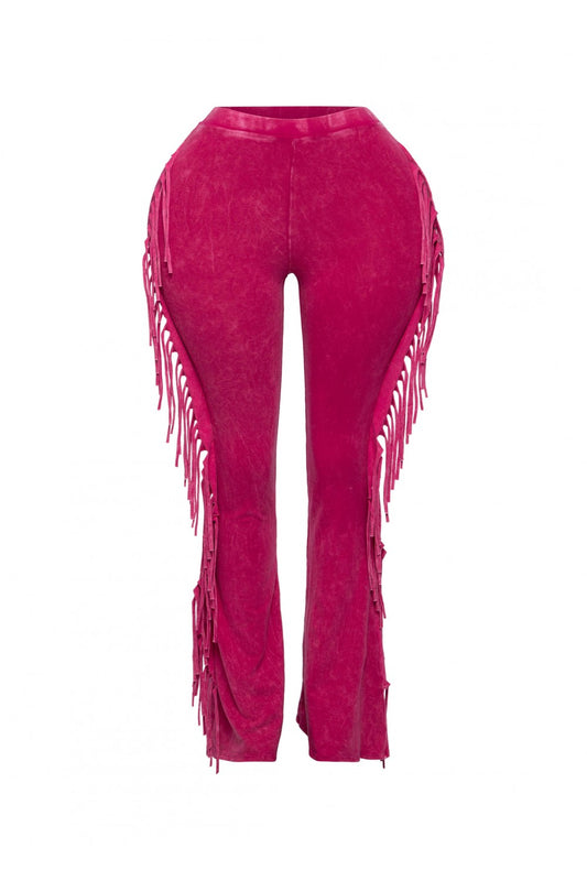 “Showdown” Fringe Pants