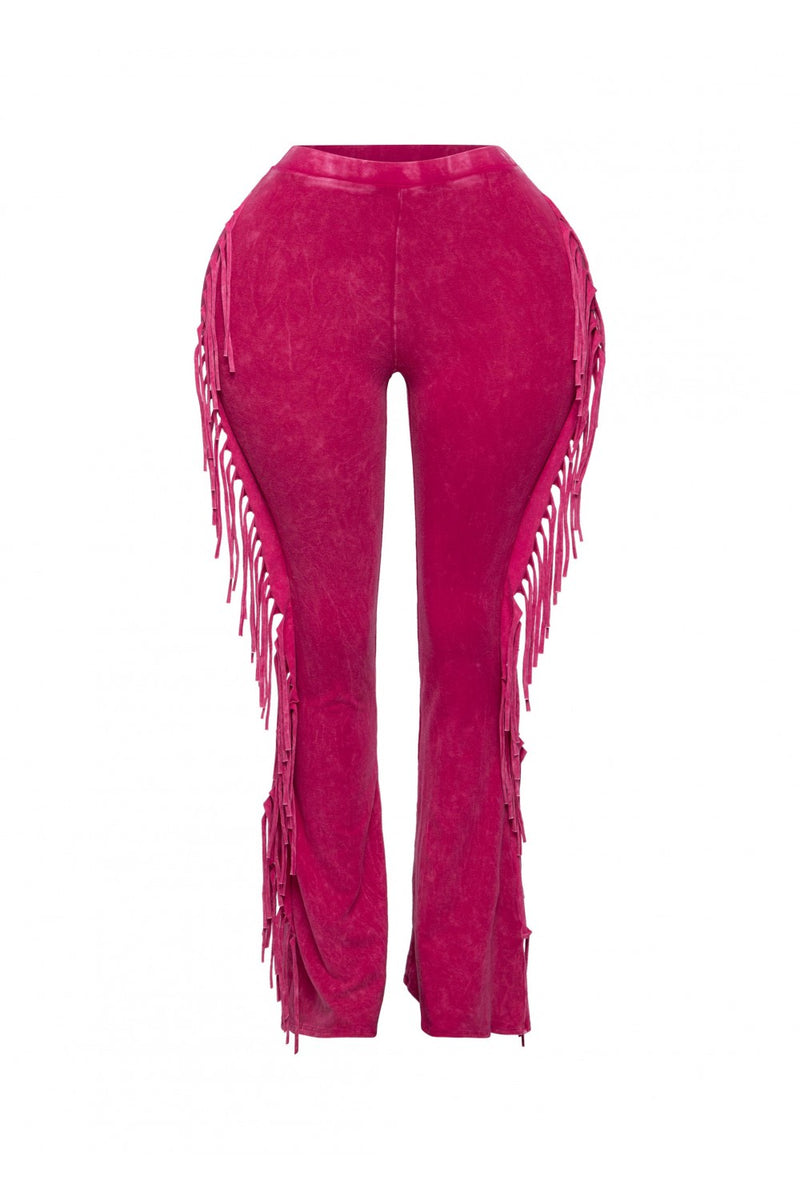 “Showdown” Fringe Pants