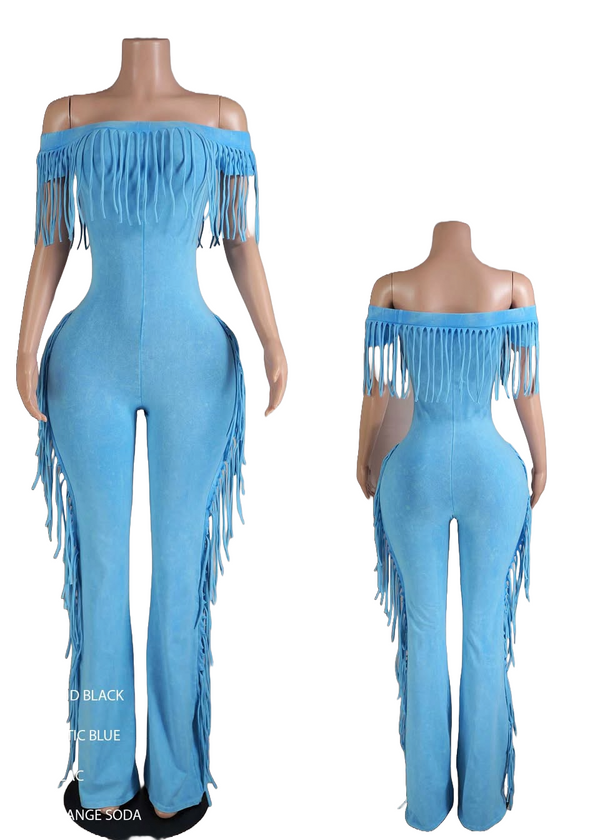 “Fringe Fever” Jumpsuit